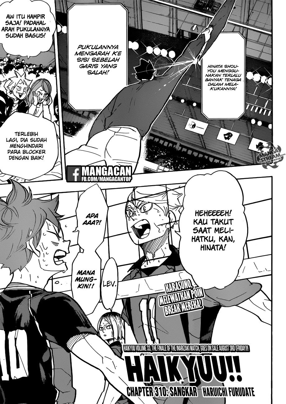 Haikyuu!! Chapter 310 Gambar 1