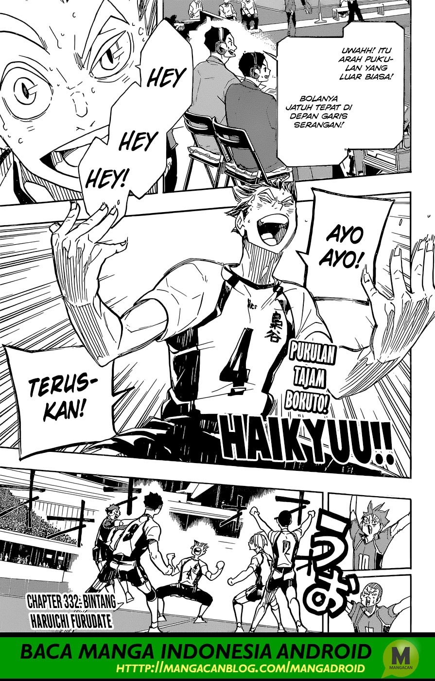 Haikyuu!! Chapter 332 Gambar 1