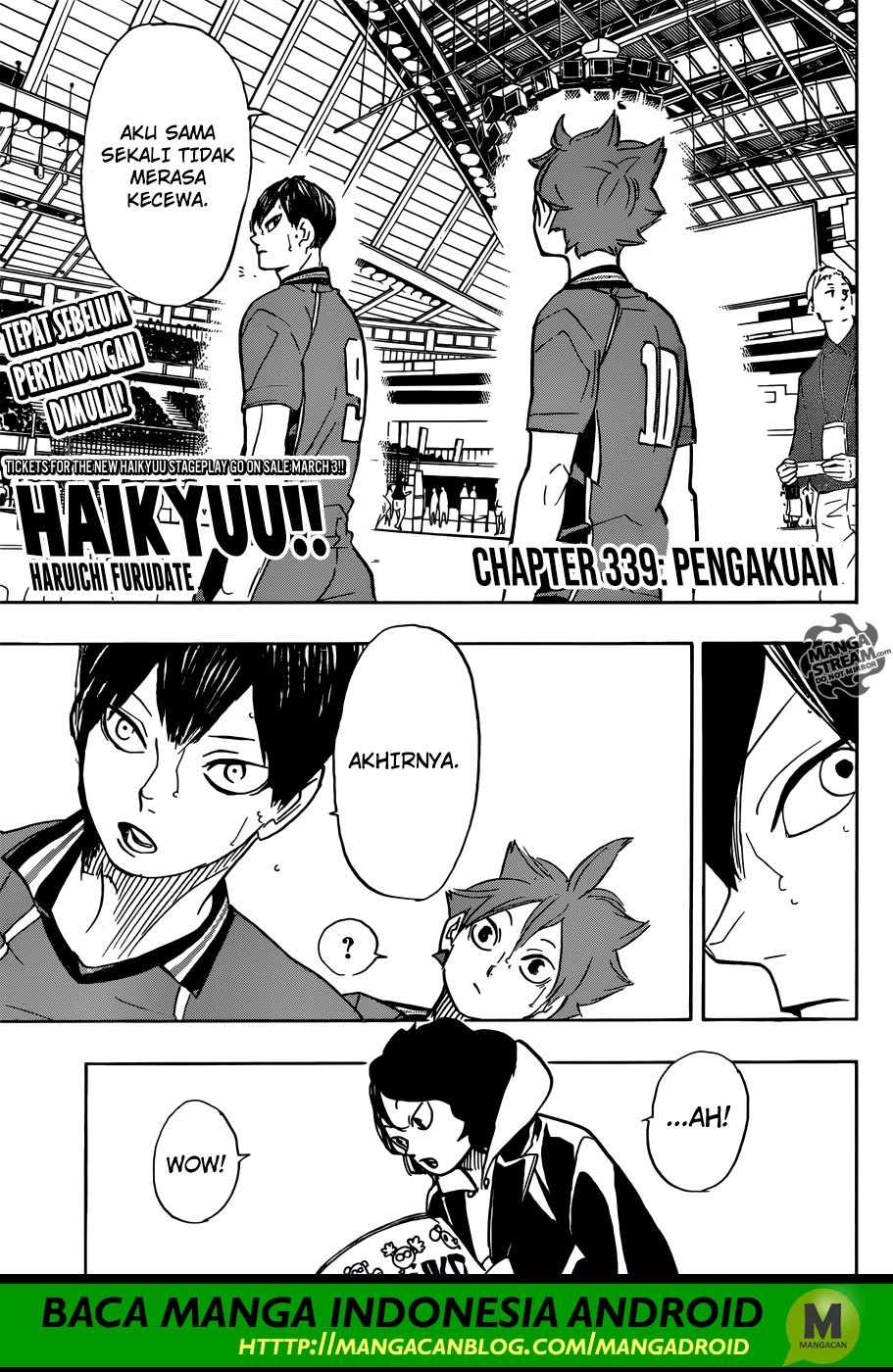 Haikyuu!! Chapter 339 Gambar 1