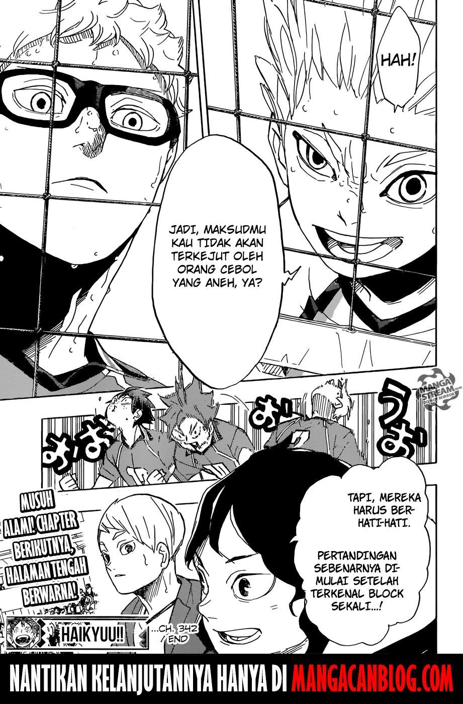 Haikyuu!! Chapter 342 Gambar 18
