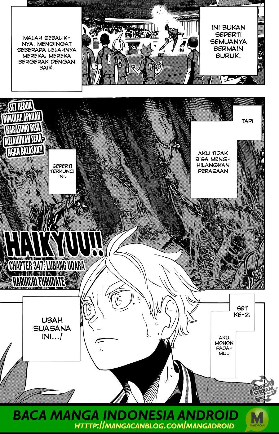Haikyuu!! Chapter 347 Gambar 1