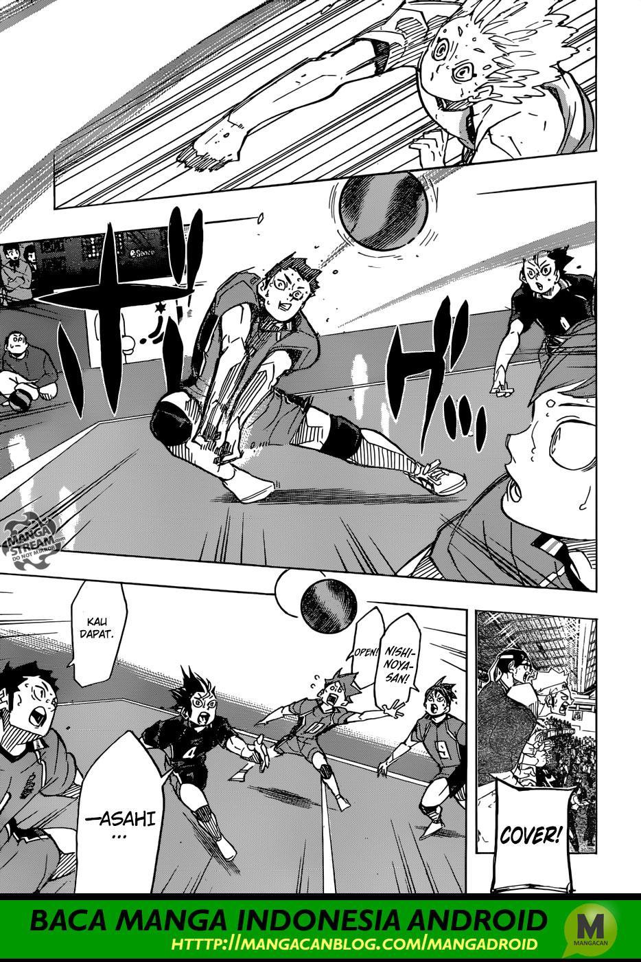 Haikyuu!! Chapter 348 Gambar 15
