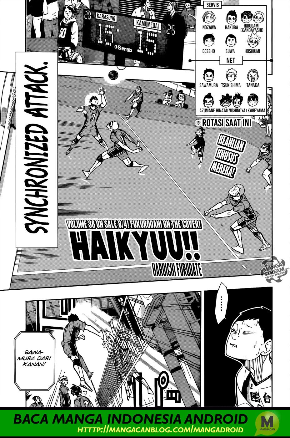 Haikyuu!! Chapter 351 Gambar 1