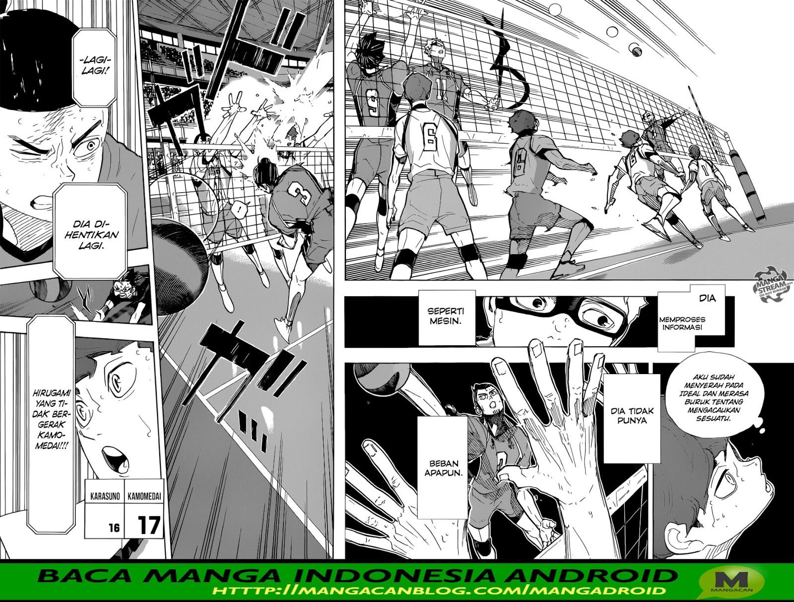 Haikyuu!! Chapter 351 Gambar 16