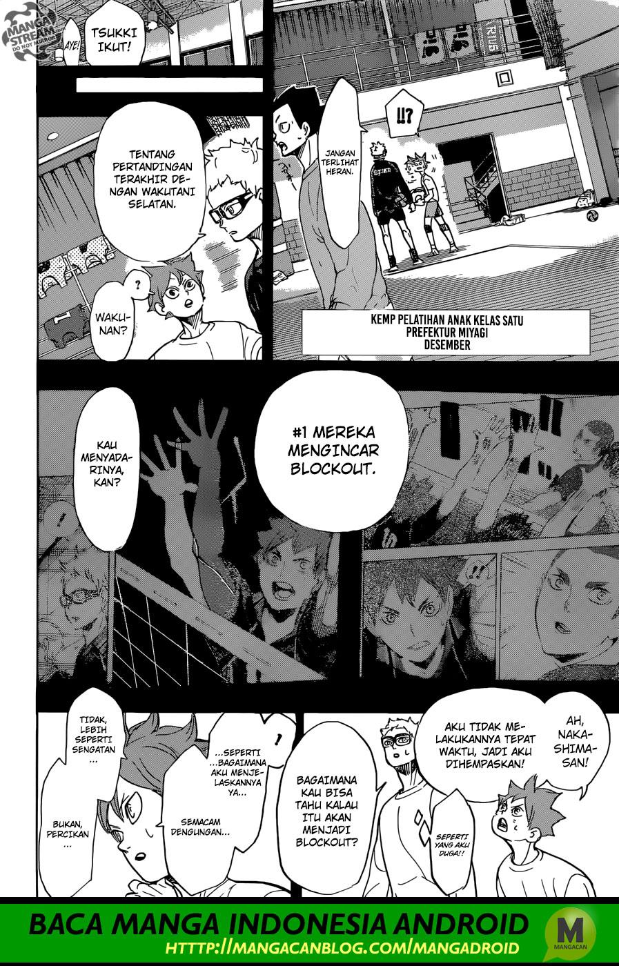 Haikyuu!! Chapter 357 Gambar 14
