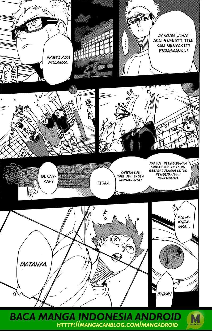 Haikyuu!! Chapter 357 Gambar 15