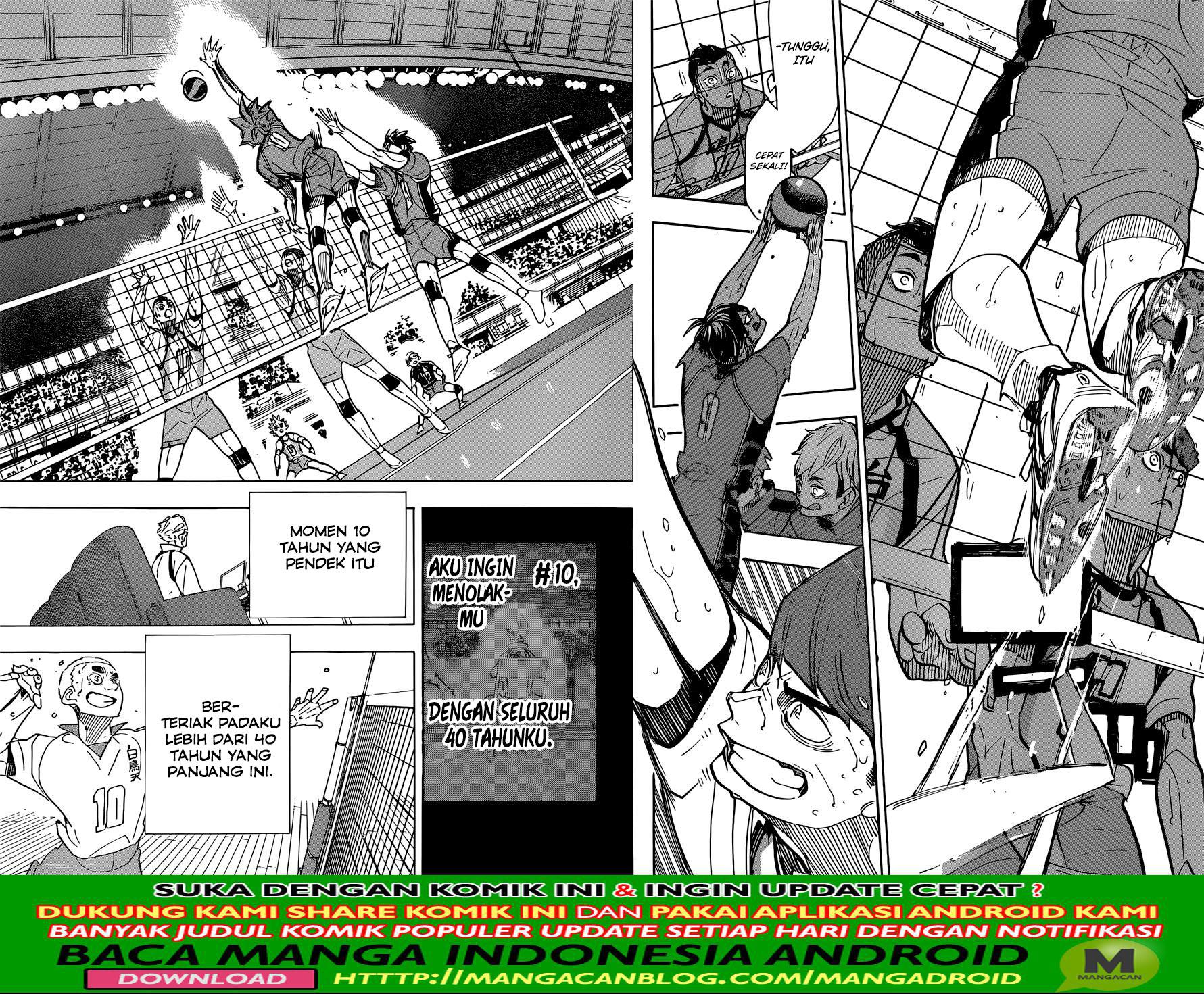 Haikyuu!! Chapter 361 Gambar 15