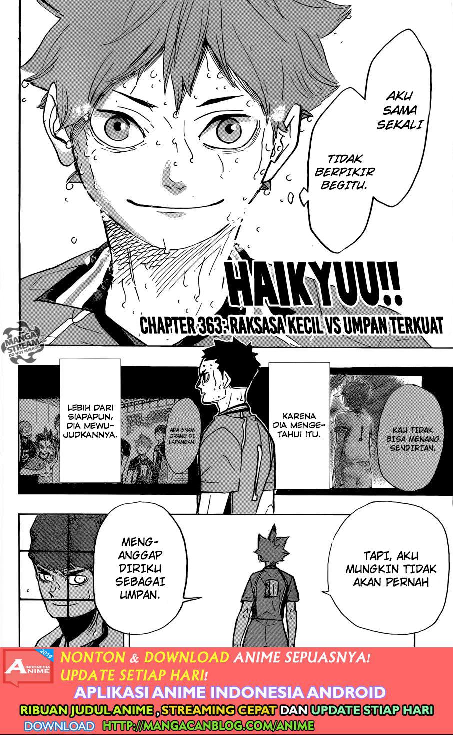 Haikyuu!! Chapter 363 Gambar 2
