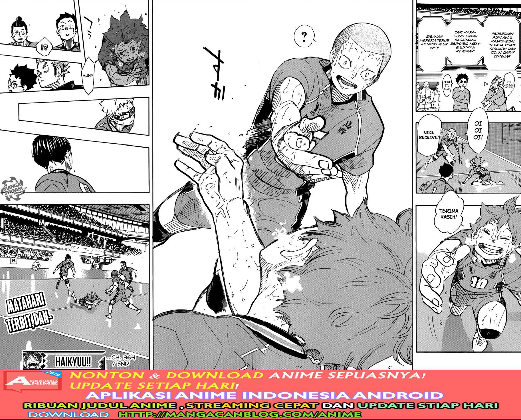 Haikyuu!! Chapter 364 Gambar 20