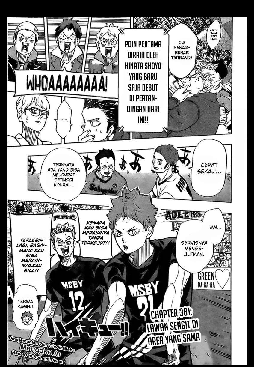 Haikyuu!! Chapter 381 Gambar 2