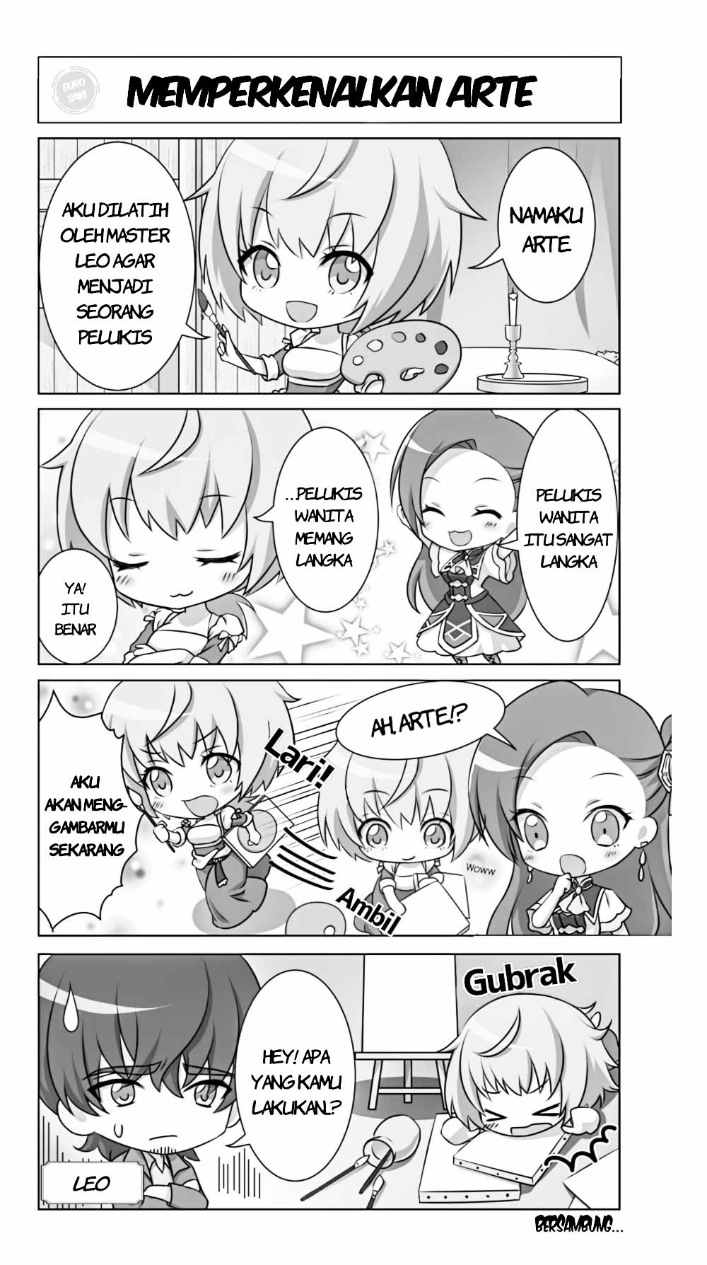 Hamefura x Arte Chapter 02 Gambar 1