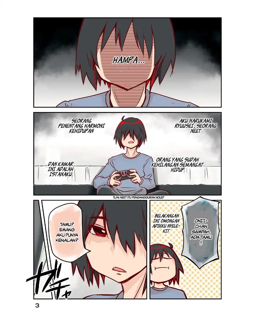 Hanaori-san wa Tensei Shite mo Kenka ga Shitai Chapter 01 Gambar 6