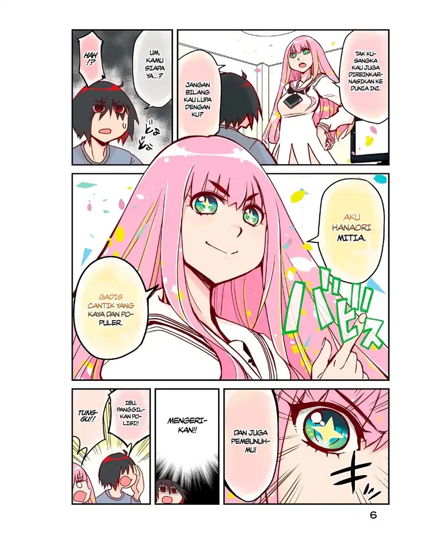 Hanaori-san wa Tensei Shite mo Kenka ga Shitai Chapter 01 Gambar 9