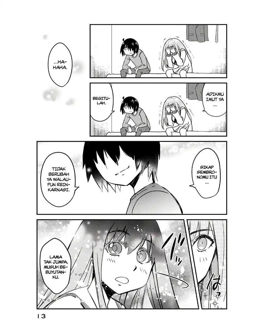 Hanaori-san wa Tensei Shite mo Kenka ga Shitai Chapter 01 Gambar 16