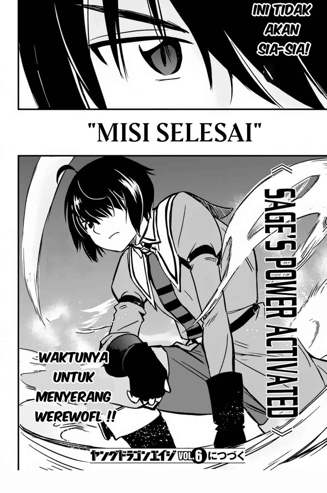 Hazure Akamadoushi ha Kenjyatime ni Musou suru (The Loser Red Mage is Unmatched in Sage Time) Chapter 06 Gambar 24
