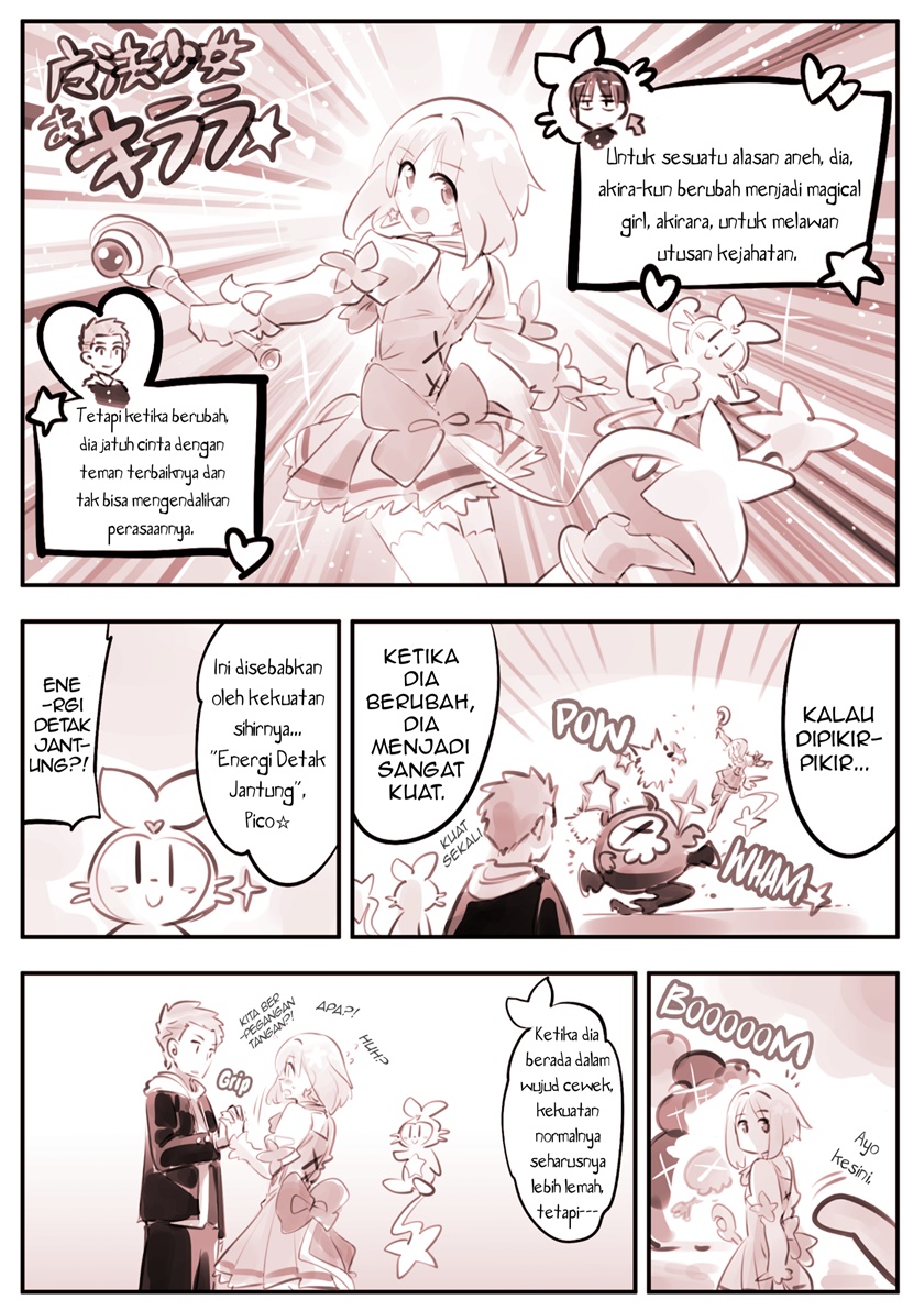 He is a Magical Girl (Nayameru kare wa mahou shoujo) Chapter 12 Gambar 1