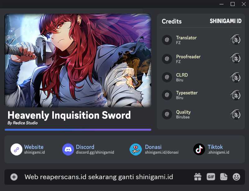 Heavenly Inquisition Sword Chapter 39 Gambar 1