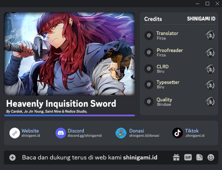 Heavenly Inquisition Sword Chapter 55 Gambar 1