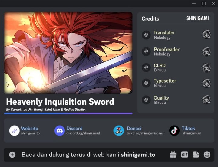 Heavenly Inquisition Sword Chapter 128 Gambar 1