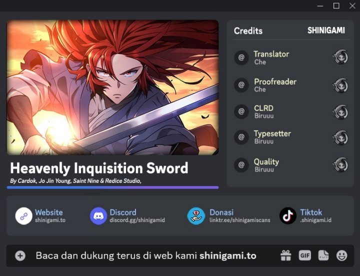 Heavenly Inquisition Sword Chapter 138 Gambar 1