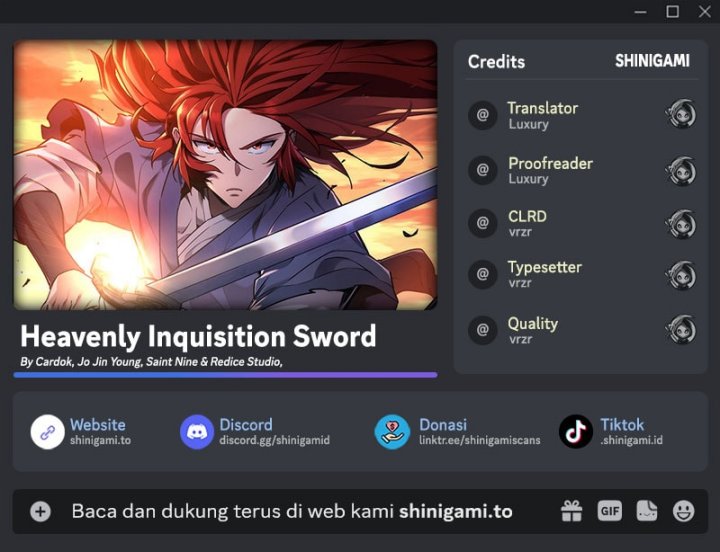 Heavenly Inquisition Sword Chapter 140 Gambar 1