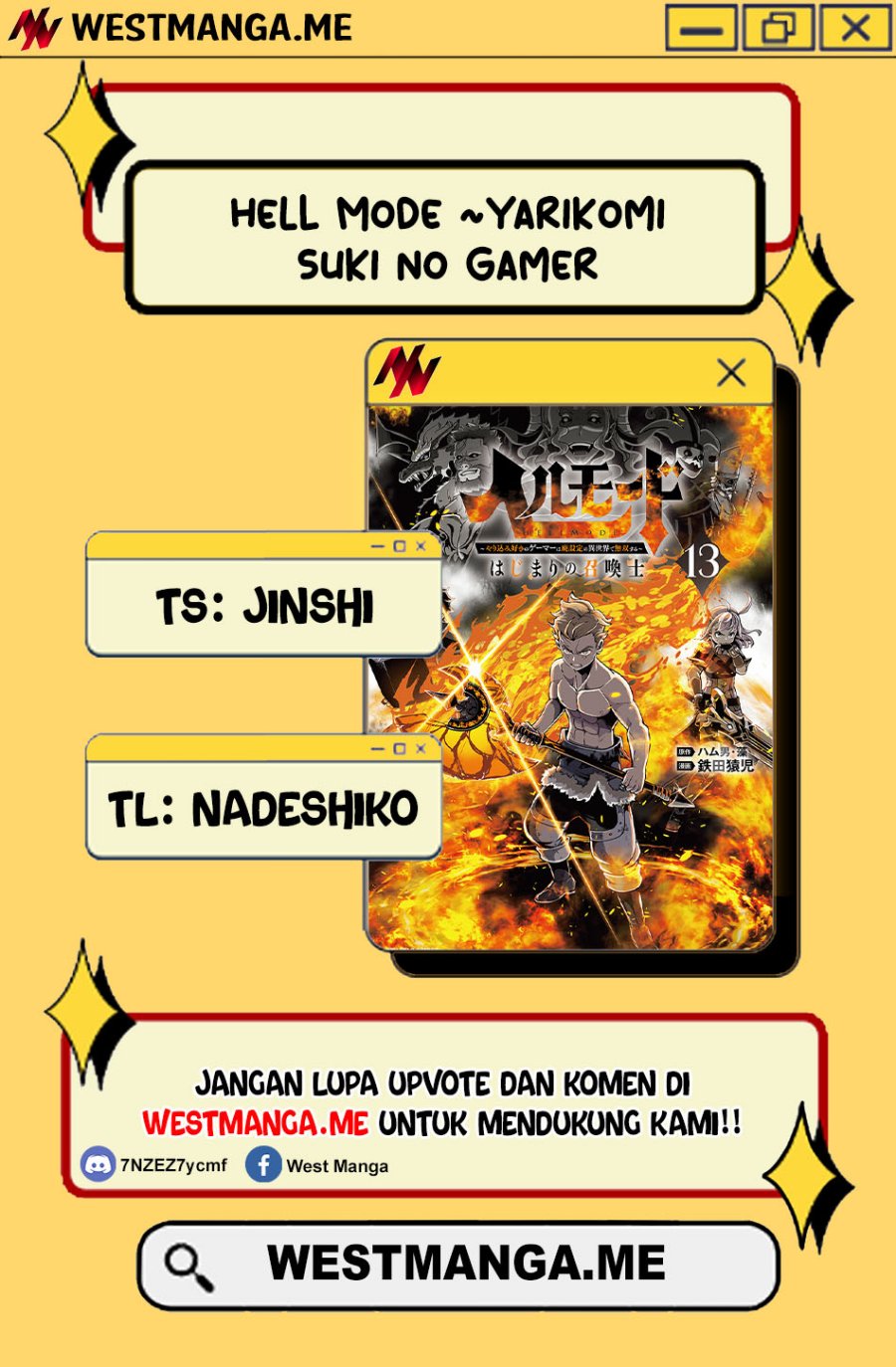 Hell Mode: Yarikomi Suki no Gamer wa Hai Settei no Isekai de Musou Suruw Chapter 90.1 Gambar 3