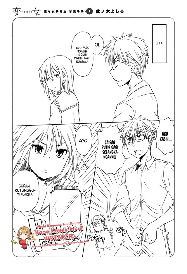 Henjo Hen na Joshikousei Amaguri Chiko Chapter 05.2 Gambar 11