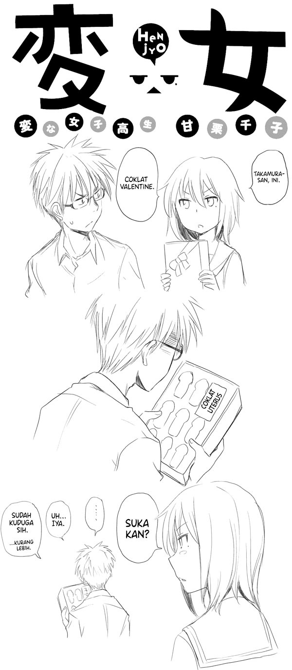 Henjo Hen na Joshikousei Amaguri Chiko Chapter 05.2 Gambar 14