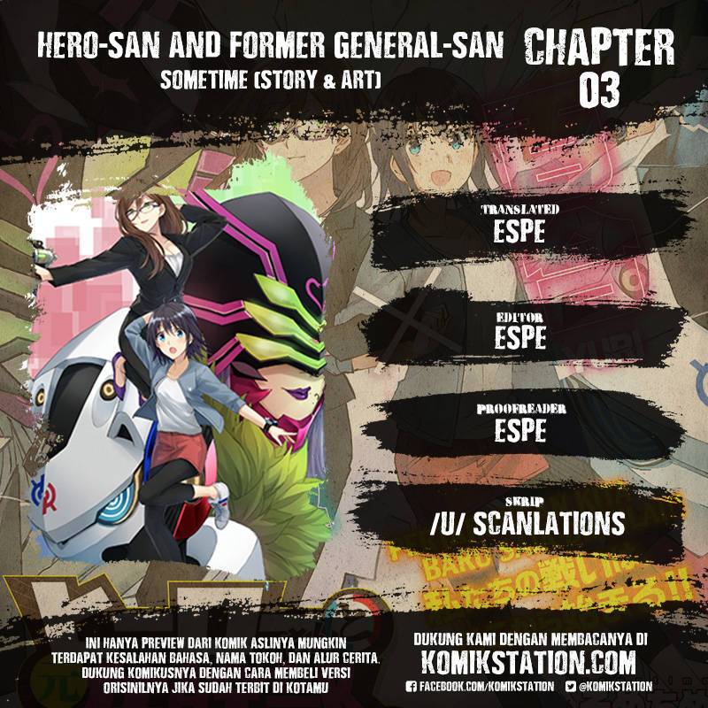 Hero-san and Former General-san Chapter 03 Gambar 1