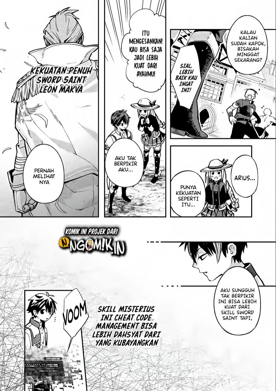 Hey The Cheat Code Management Skill which was thought to be useless is too monstrous Chapter 01.3 Gambar 5