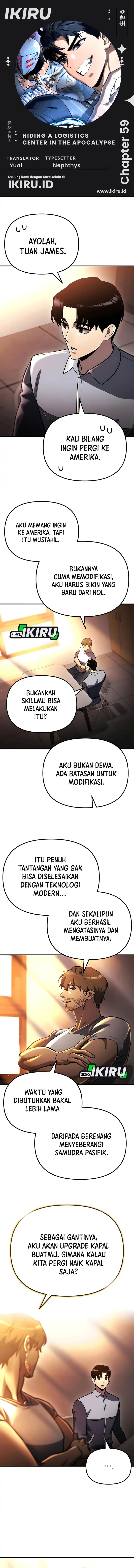 Hiding a Logistics Center in the Apocalypse Chapter 59 Gambar 1
