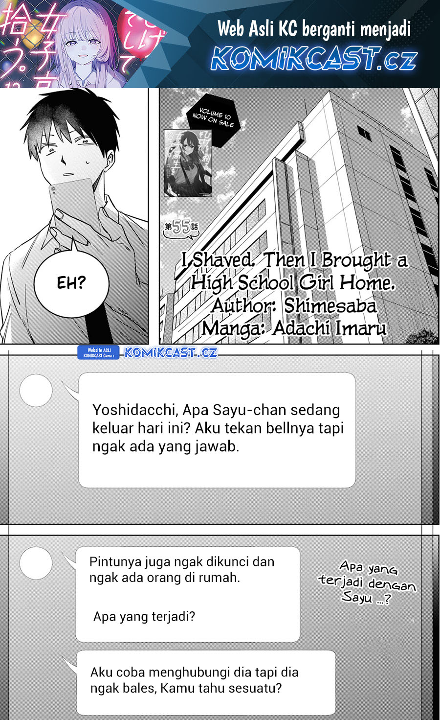 Hige Wo Soru. Soshite Joshikosei Wo Hirou. Chapter 55 Gambar 2