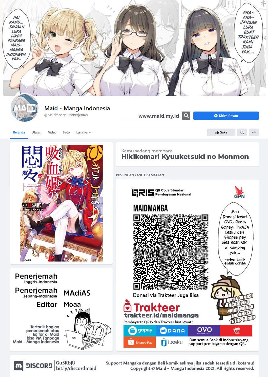 Hikikomari Kyuuketsuki no Monmon Chapter 04 Gambar 2