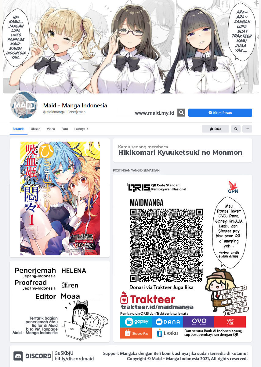Hikikomari Kyuuketsuki no Monmon Chapter 10 Gambar 2