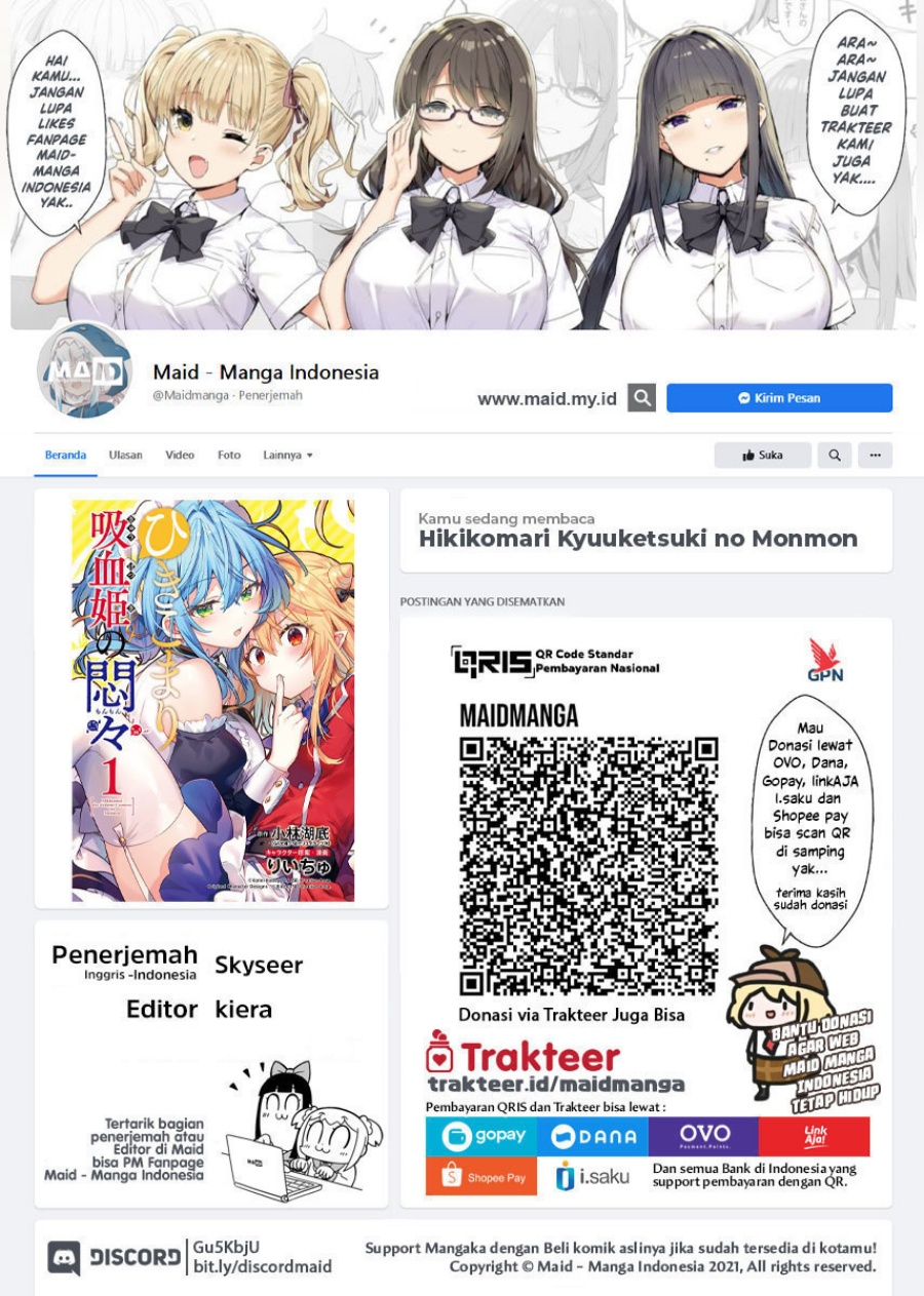 Hikikomari Kyuuketsuki no Monmon Chapter 18 Gambar 2