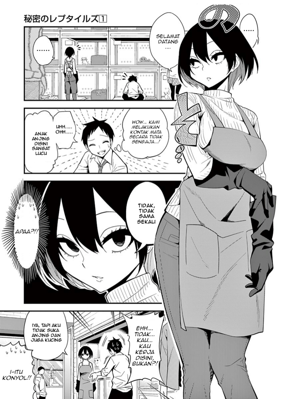Himitsu no Reptiles Chapter 01 Gambar 7