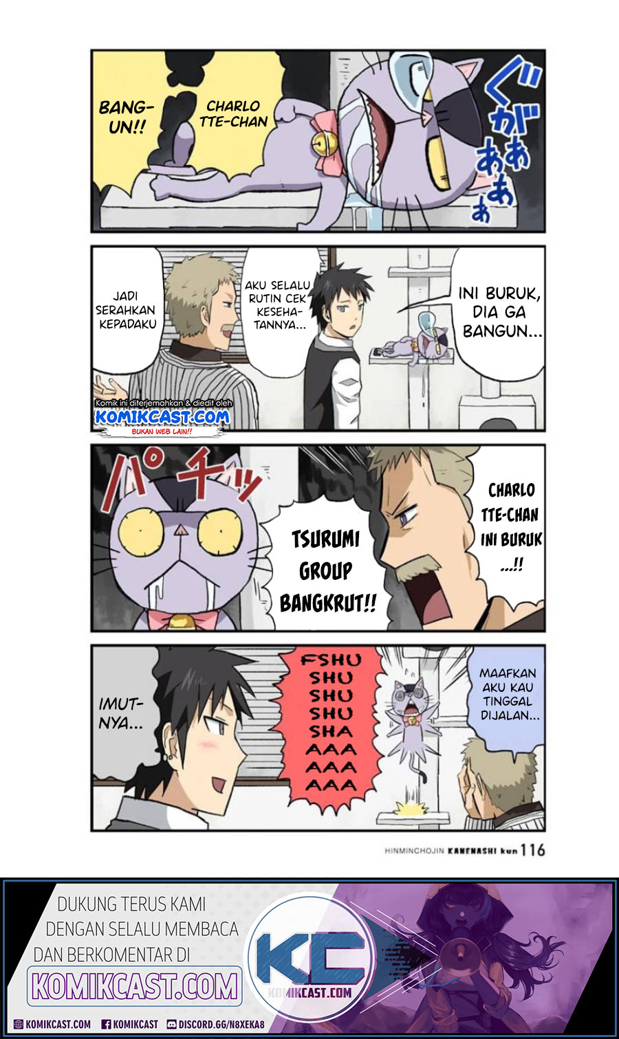 Hinmin Choujin Kanenashi-kun Chapter 23 Gambar 4