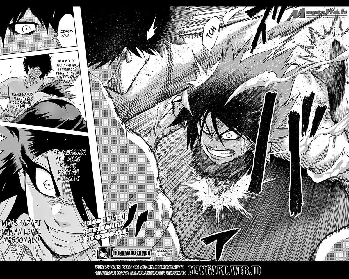 Hinomaru Zumou Chapter 79 Gambar 18