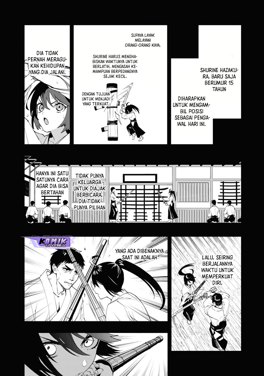 Hitokiri Shoujo Koushaku Reijou no Goei ni Naru Chapter 01 Gambar 7