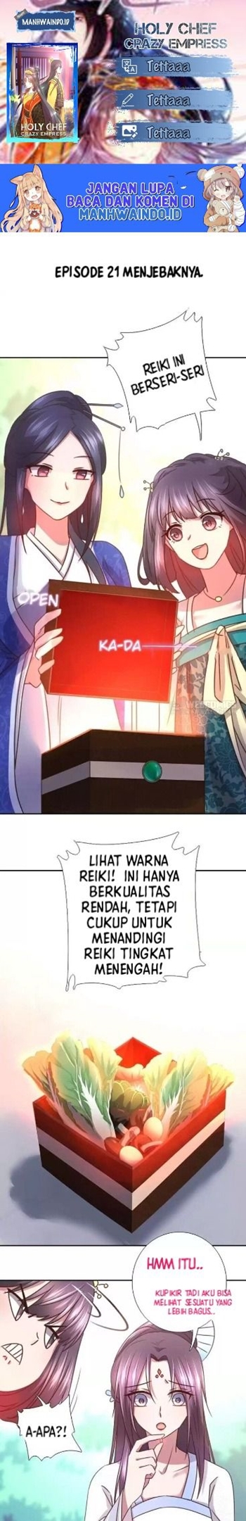 Holy Chef Crazy Empress Chapter 21 Gambar 1
