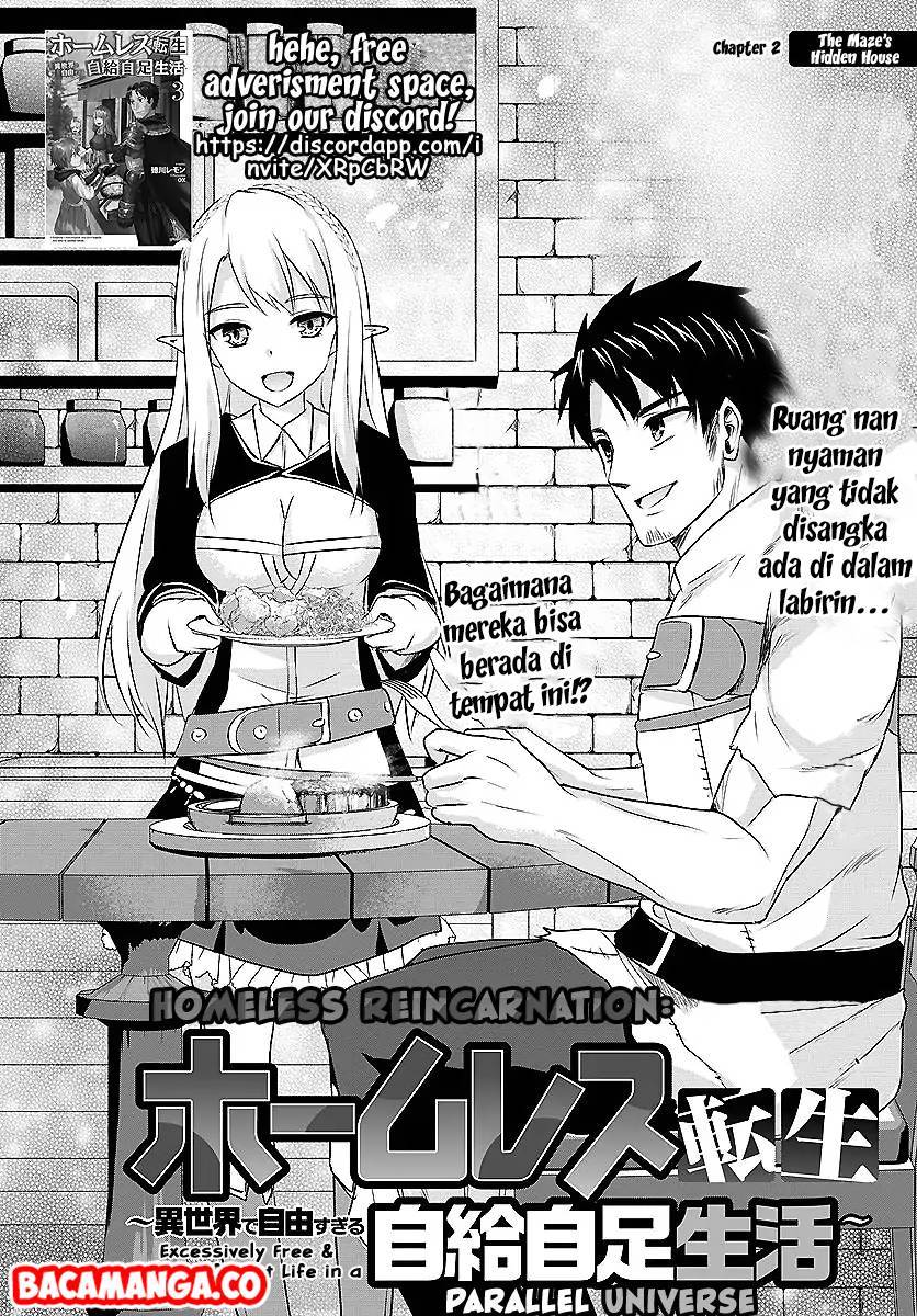Homeless Tensei: Isekai De Jiyuu Sugiru Majutsu Jisoku Chapter 02.1 Gambar 2