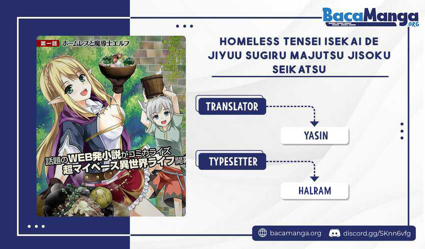 Homeless Tensei: Isekai De Jiyuu Sugiru Majutsu Jisoku Chapter 08.2 Gambar 1