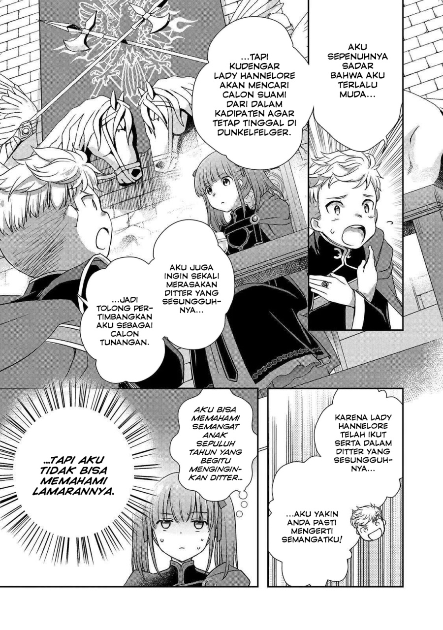 Honzuki no Gekokujou: Hannerōre no Kizoku-in Gonensei Ichi – Koishite Mitai O’hime-sama Chapter 04 Gambar 7