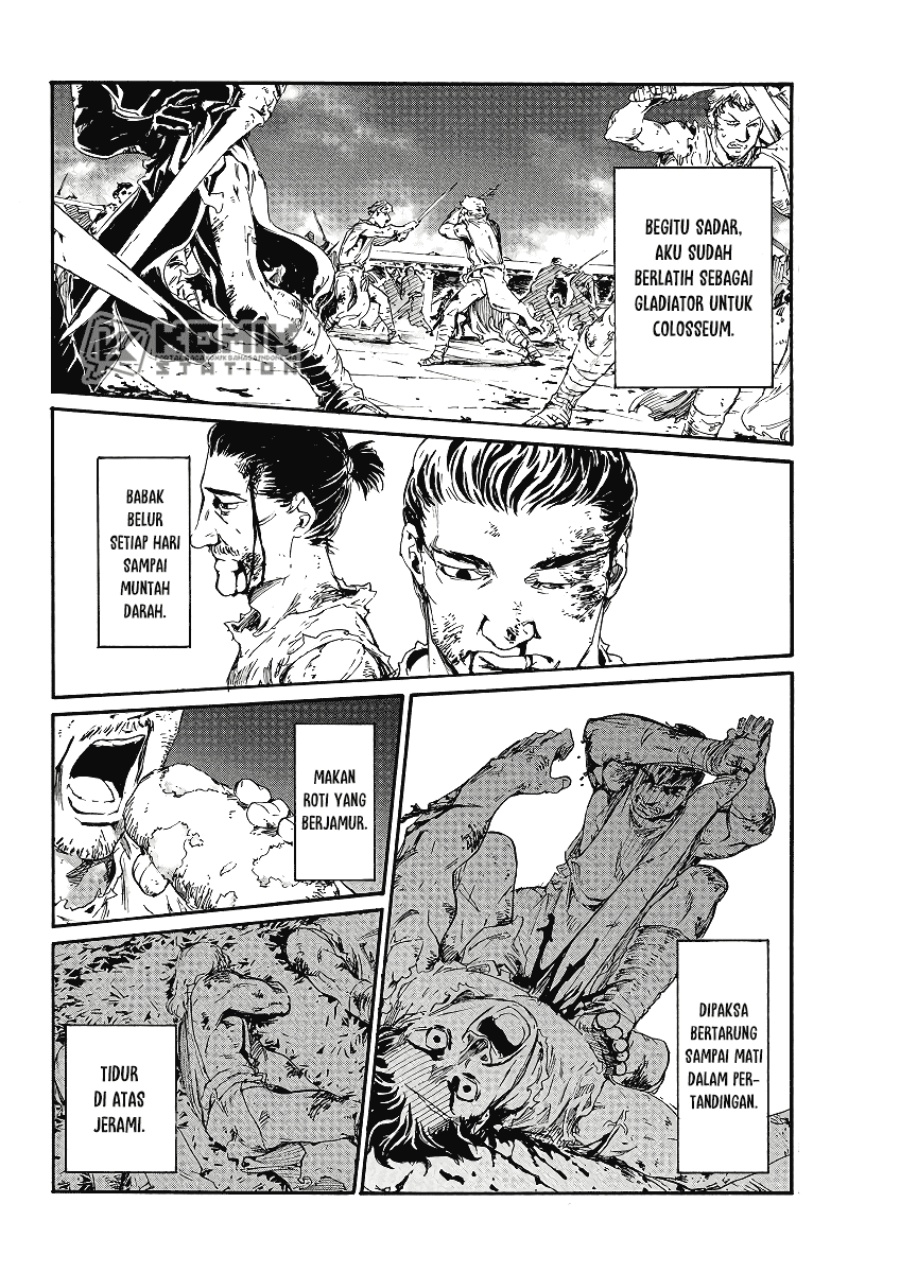 Horyo Eiyuu: Sute koma ni sareta Kendo wa Tekikoku de Nariagaru Chapter 01 Gambar 9