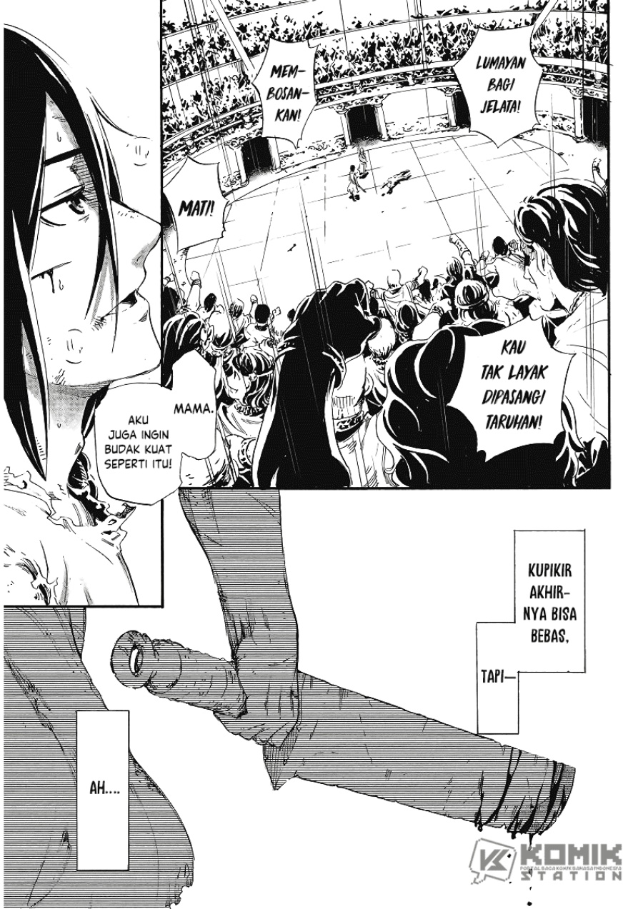 Horyo Eiyuu: Sute koma ni sareta Kendo wa Tekikoku de Nariagaru Chapter 01 Gambar 16