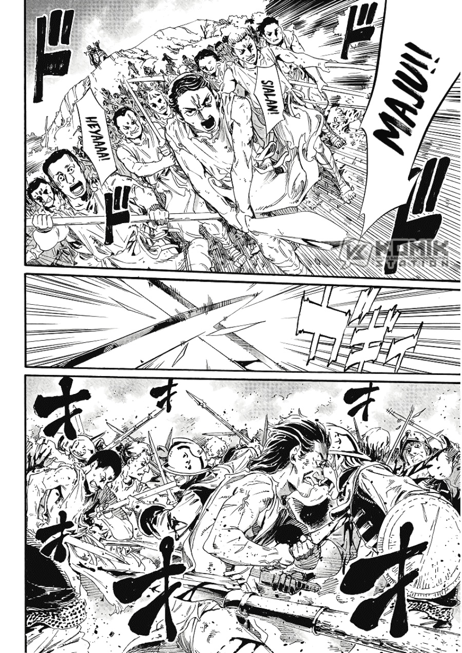 Horyo Eiyuu: Sute koma ni sareta Kendo wa Tekikoku de Nariagaru Chapter 01 Gambar 23