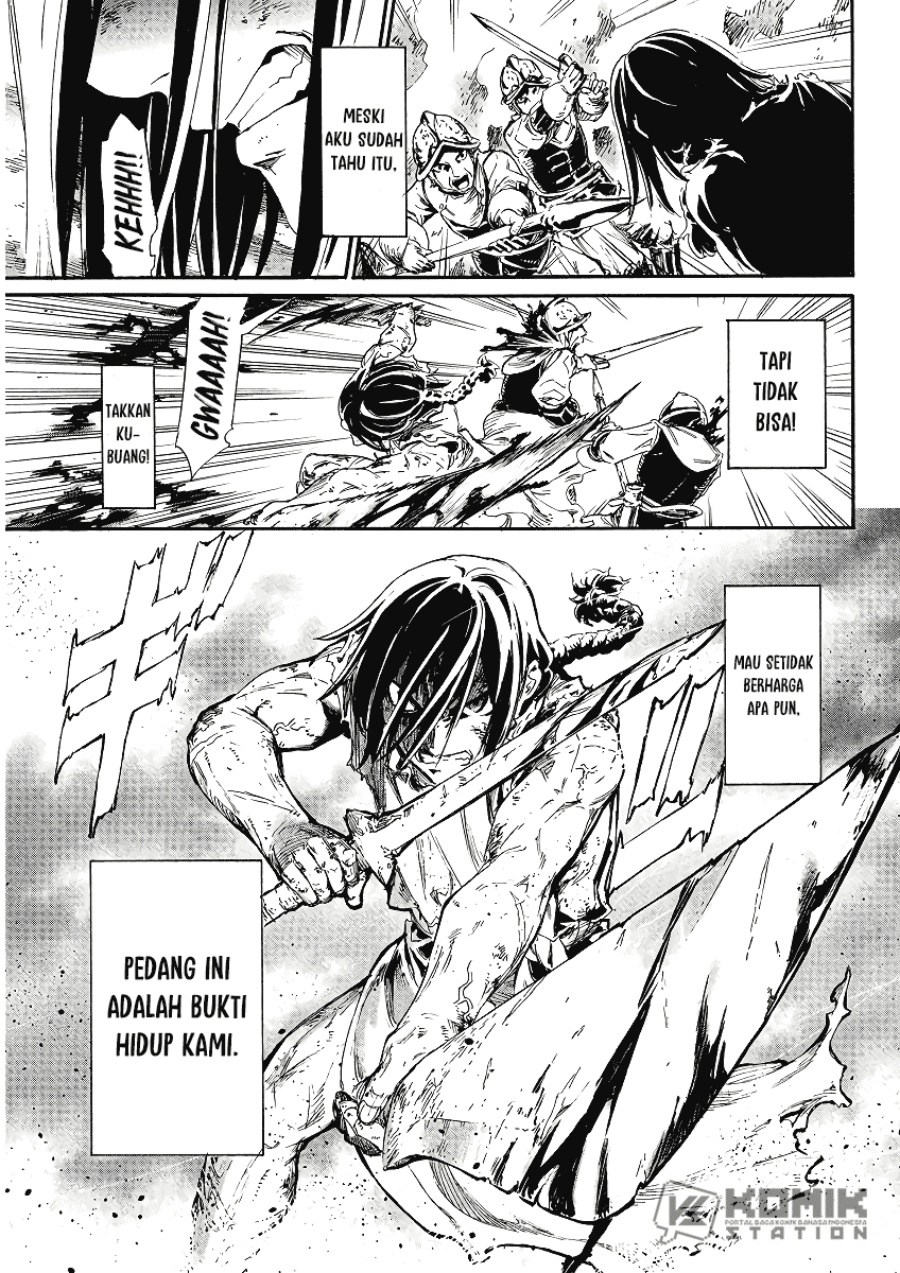 Horyo Eiyuu: Sute koma ni sareta Kendo wa Tekikoku de Nariagaru Chapter 01 Gambar 28