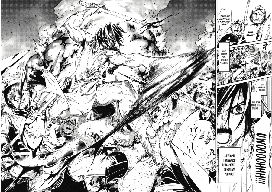 Horyo Eiyuu: Sute koma ni sareta Kendo wa Tekikoku de Nariagaru Chapter 01 Gambar 29