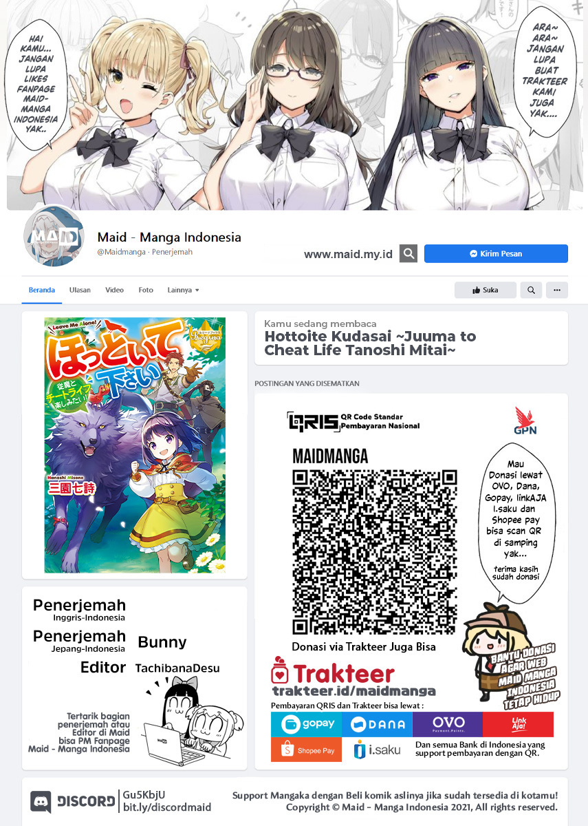 Hottoite Kudasai ~Juuma to Cheat Life Tanoshi Mitai~ Chapter 10 Gambar 2