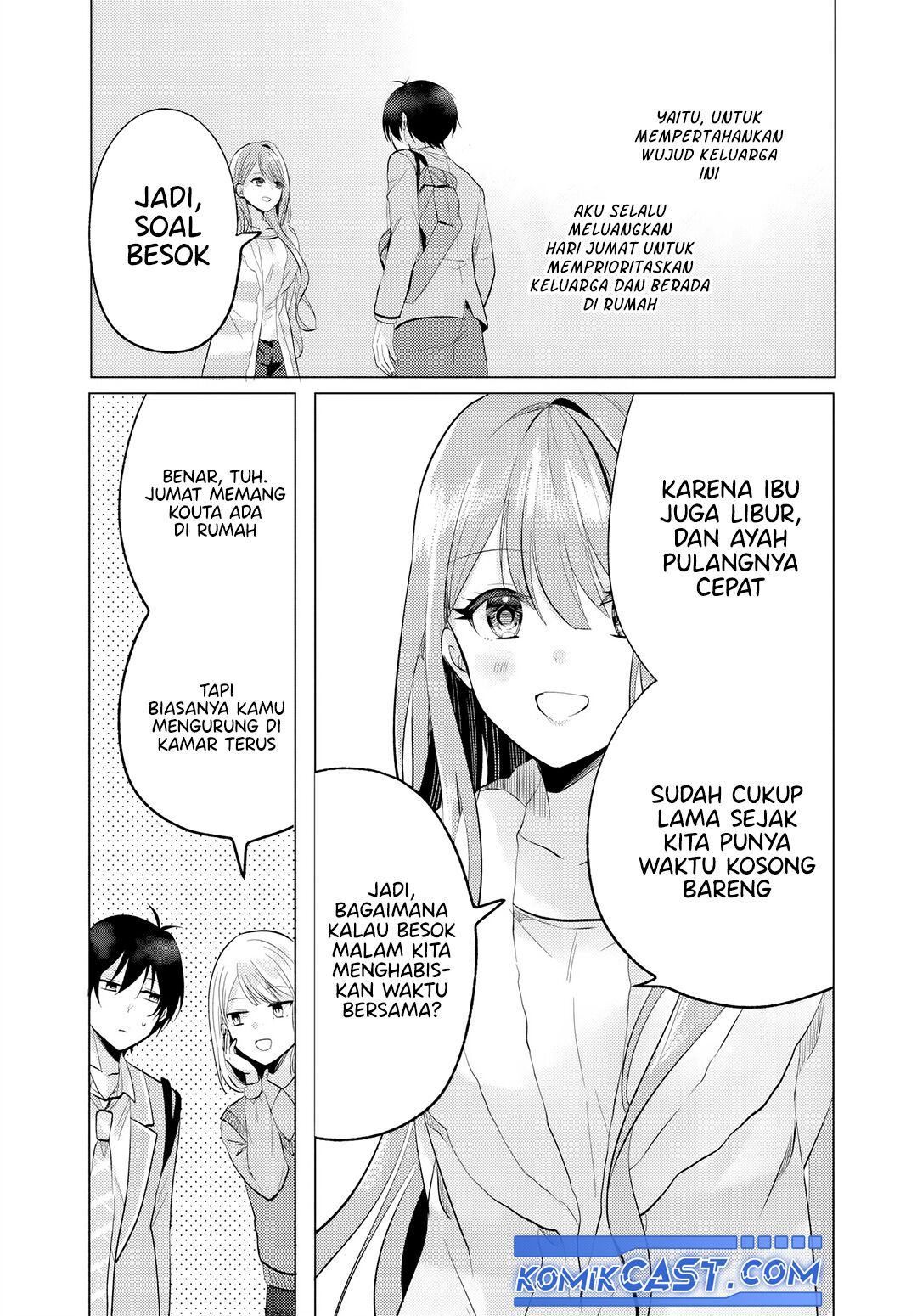 Houkago, Famiresu de, Kurasu no Ano Ko to Chapter 05.1 Gambar 12
